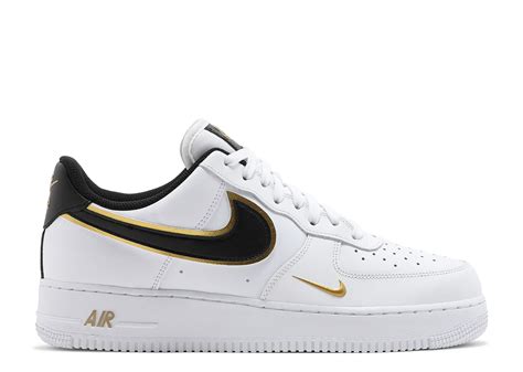 air force 1 white metallic gold